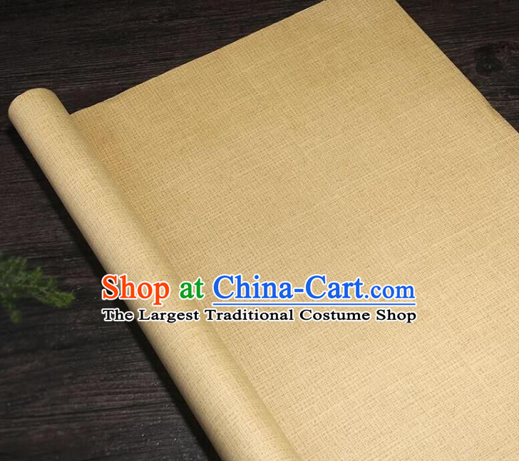 Traditional Chinese Calligraphy Light Brown Art Paper Handmade The Four Treasures of Study Writing Xuan Paper