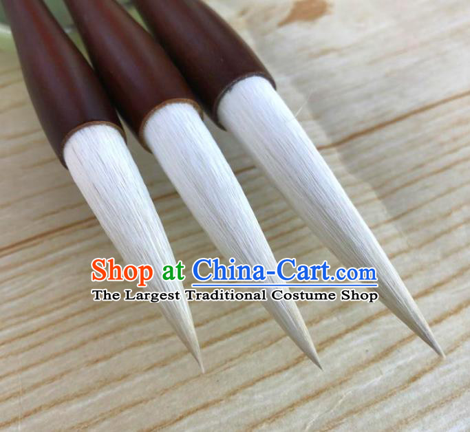 Traditional Chinese Calligraphy Goat Hair Brush Handmade The Four Treasures of Study Writing Brush Pen