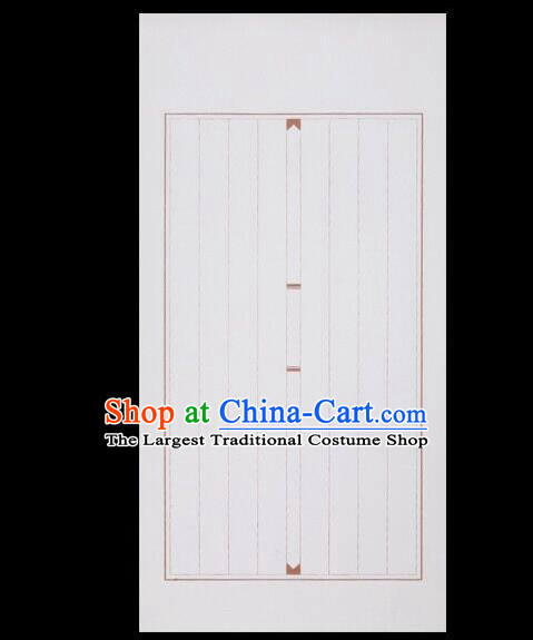 Traditional Chinese Calligraphy White Batik Letter Paper Handmade The Four Treasures of Study Writing Art Paper