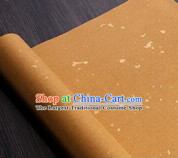 Traditional Chinese Cloud Pattern Brown Calligraphy Paper Handmade The Four Treasures of Study Writing Batik Art Paper