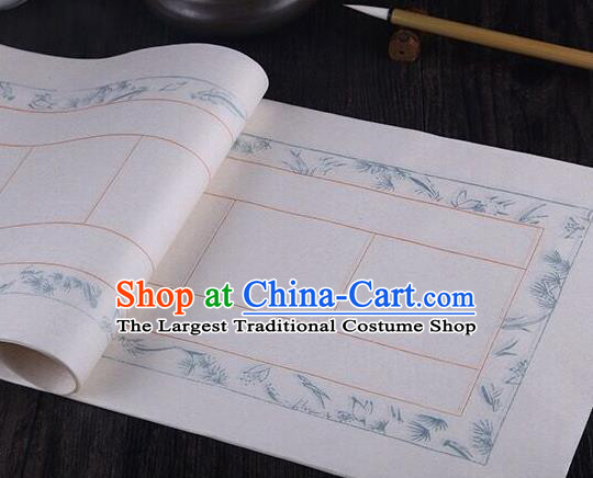 Chinese Traditional Spring Festival Couplets Paper Handmade Couplet Calligraphy Writing Batik Art Paper