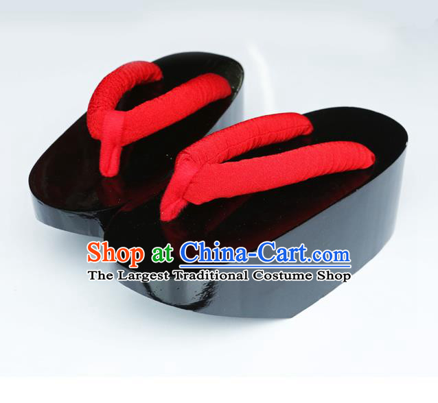 Traditional Japanese Geisha High Heel Geta Slippers Asian Japan Clogs Shoes for Women
