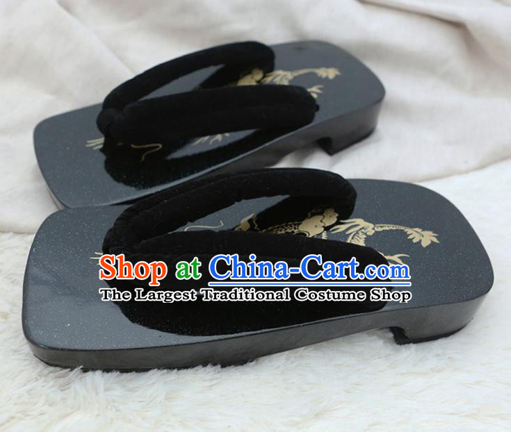 Japanese Traditional Flip Flops Slippers Clogs Asian Japan Geta Shoes for Men