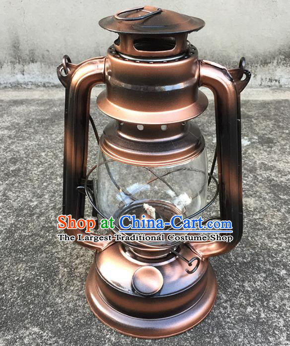 Chinese Traditional Kerosene Lamp Desk Lanterns Handmade Barn Lantern