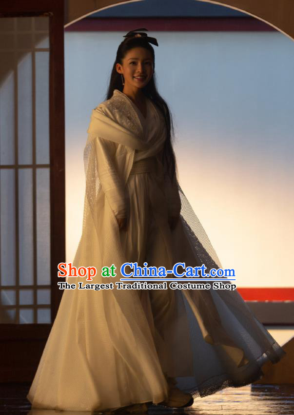 Joy of Life Chinese Drama Ancient Princess Qing Yu Nian Lin Waner Replica Costume and Headpiece Complete Set