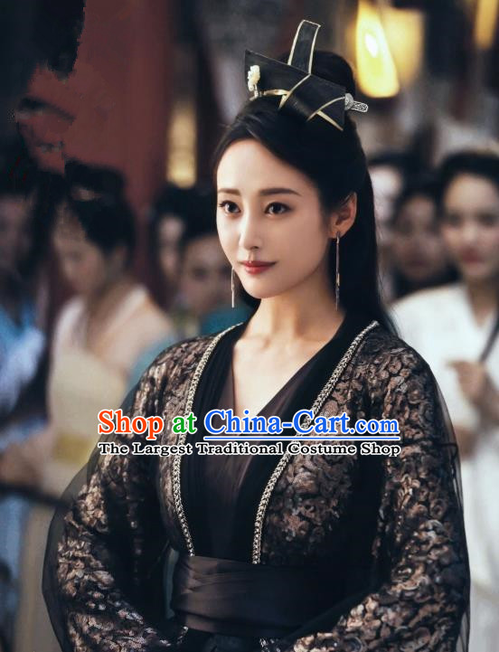 Qing Yu Nian Chinese Drama Ancient Noble Consort Si Lili Joy of Life Replica Costume and Headpiece Complete Set