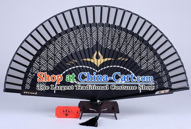 Traditional Chinese Handmade Carving Zodiac Monkey Folding Fan China Bamboo Accordion Fan Oriental Fan