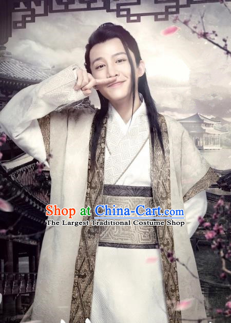 Historical Drama Love is More Than A Word Chinese Ancient Swordsman Hao Guozi Costume for Men
