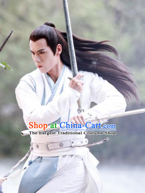 Chinese Ancient Childe Swordsman Hua Wuque Clothing Historical Drama Handsome Siblings Costume for Men