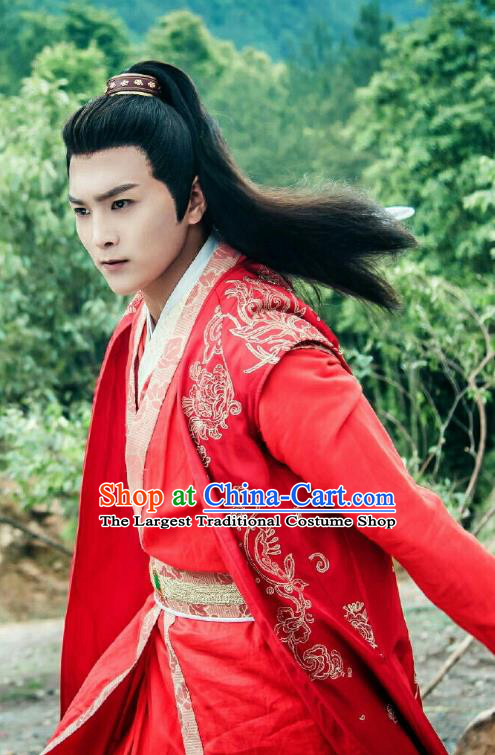 Chinese Ancient Swordsman Lian Jin Historical Drama A Step Into The Past Costume for Men