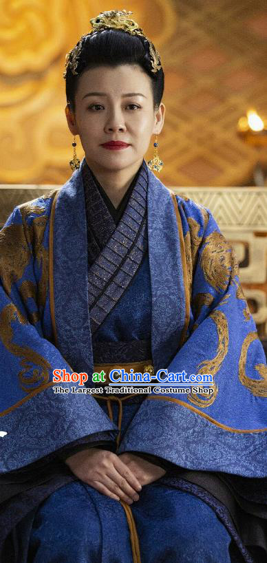 Chinese Drama Guardians of The Ancient Oath Queen Mother Costume and Headpiece for Women