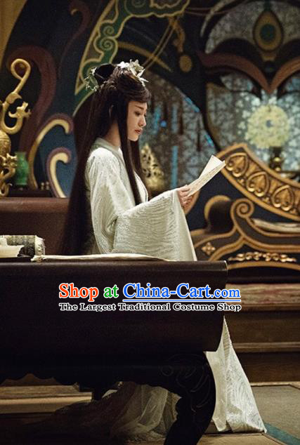 Chinese Ancient Elder Princess Li Yunrui Historical Drama Qing Yu Nian Joy of Life Costume and Headpiece Complete Set