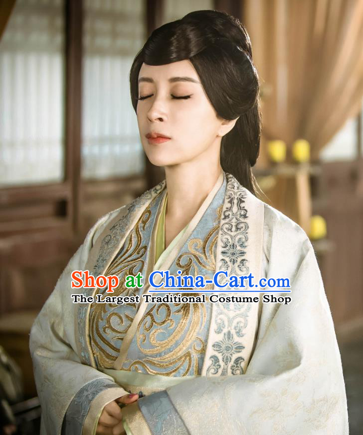 Chinese Historical Drama Swords of Legends Ancient Concubine Shu Costume and Headpiece for Women