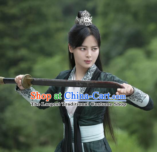 Qing Yu Nian Chinese Historical Drama Ancient Blessed Maiden of Northern Qi Haitang Duoduo Joy of Life Costume and Headpiece Complete Set