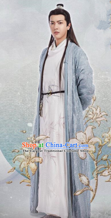 Chinese Drama The Love By Hypnotic Ancient Noble Childe Sikong Zhen Historical Costume and Headwear for Men
