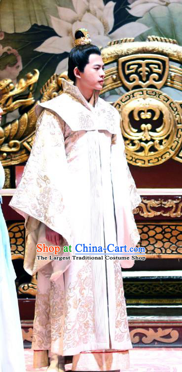 Chinese Ancient Garment Costumes and Hairdo Crown Drama I am A Pet At Dali Temple Crown Prince Hanfu Apparels