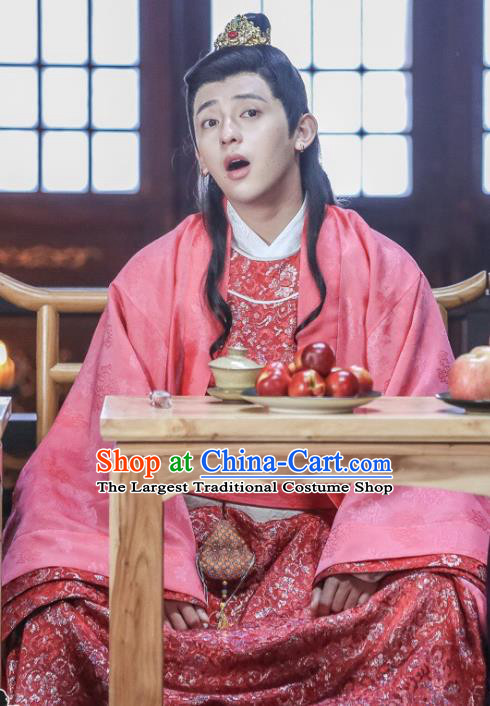 Chinese Ancient Song Dynasty Rich Men Costumes and Hair Accessories Drama Kai Feng Qi Tan Childe Pang Ji Garment Apparels