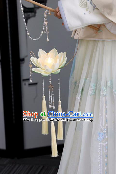 Chinese Ancient Little Yellow Lotus Lantern Women Accessories Lantern Festival Lamp