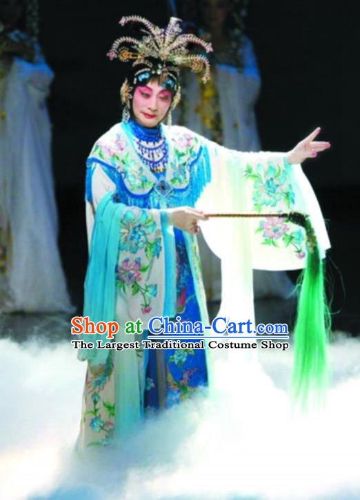 Chinese Peking Opera Hua Tan Diva Dress Costumes the Royal Consort of Tang Apparel Lady Yang Garment and Headwear