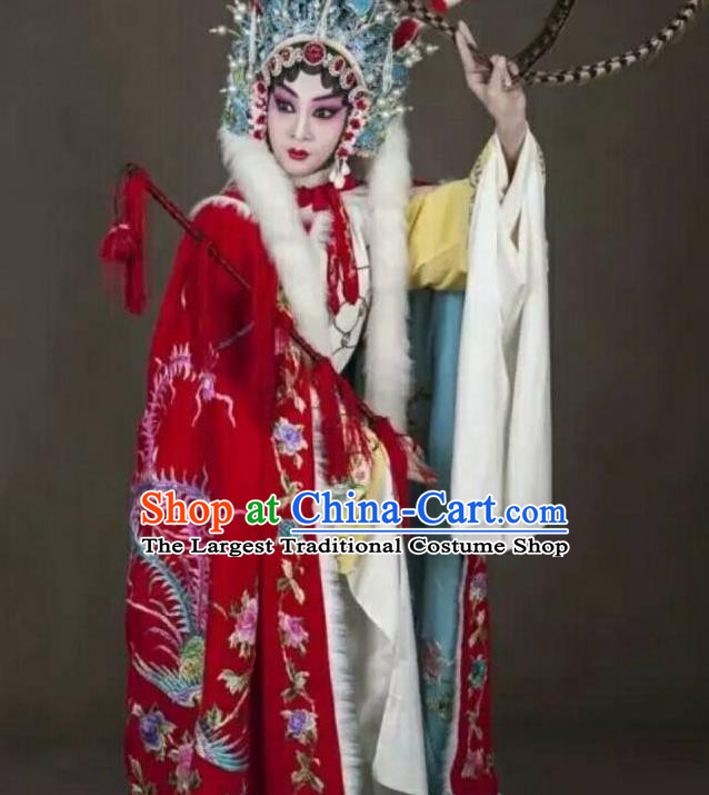 Chinese Peking Opera Hua Tan Dress Costumes the Royal Consort of Tang Apparel Diva Concubine Yang Garment and Headdress