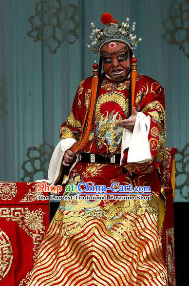 Chinese Beijing Opera Costumes Garment Peking Opera Return of the Phoenix Apparels Official Robe and Headwear