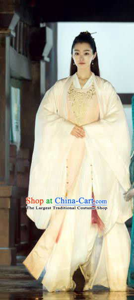 Chinese Ancient Rich Lady Fan Ruoruo Drama Qing Yu Nian Joy of Life Replica Costume and Headpiece Complete Set