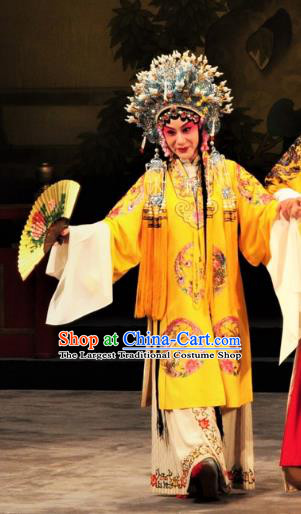 Chinese Kun Opera Actress The Palace of Eternal Youth Costumes Peking Opera Hua Tan Dress Apparels Consort Yang Garment and Phoenix Coronet