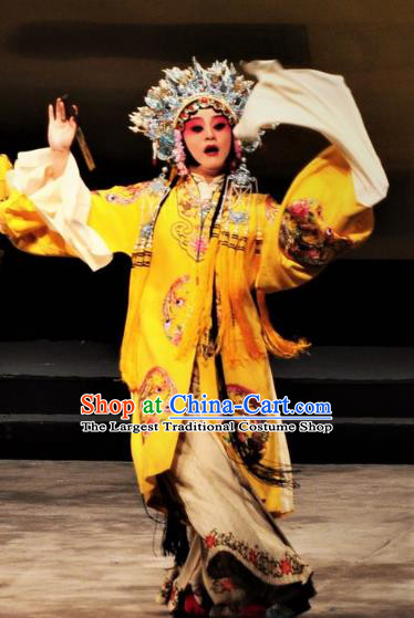 Chinese Kun Opera Actress The Palace of Eternal Youth Costumes Peking Opera Hua Tan Dress Apparels Consort Yang Garment and Phoenix Coronet