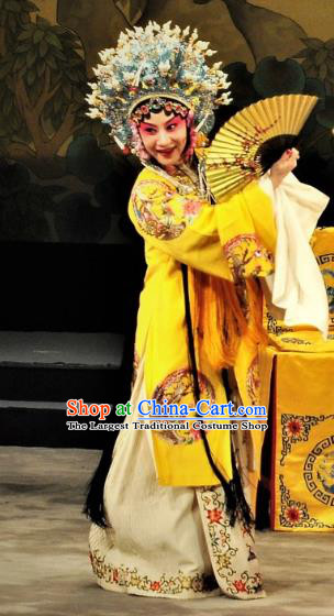 Chinese Kun Opera Actress The Palace of Eternal Youth Costumes Peking Opera Hua Tan Dress Apparels Consort Yang Garment and Phoenix Coronet