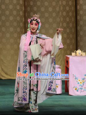 Chinese West Wing to Remember Kun Opera Young Lady Costumes and Hair Accessories Peking Opera Hua Tan Garment Mu Suhui Dress Apparels