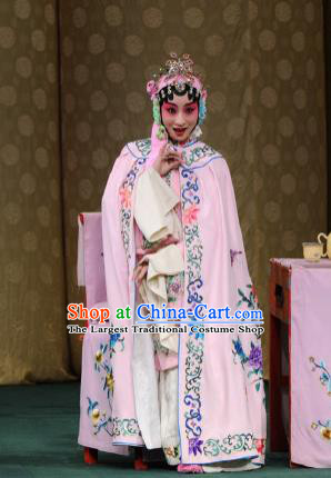 Chinese West Wing to Remember Kun Opera Young Lady Costumes and Hair Accessories Peking Opera Hua Tan Garment Mu Suhui Dress Apparels