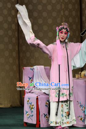 Chinese West Wing to Remember Kun Opera Young Lady Costumes and Hair Accessories Peking Opera Hua Tan Garment Mu Suhui Dress Apparels