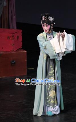 Chinese Kun Opera Young Dowager Garment Apparels Costumes and Headpieces Dream of Red Mansions Kunqu Opera Actress Wang Xifeng Dress