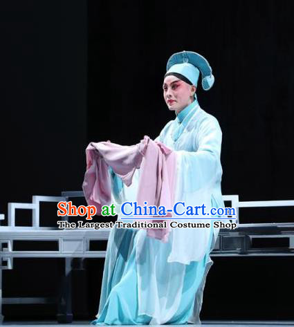 Six Chapters of a Floating Life Chinese Kun Opera Xiaosheng Apparels Garment Costumes and Headwear Kunqu Opera Scholar Shen Fu Clothing