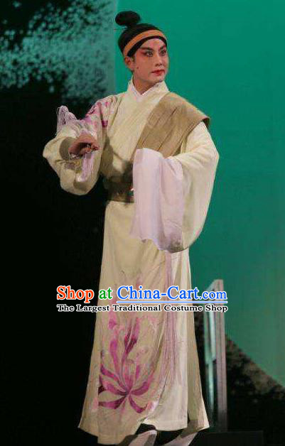 Romance Juliet Chinese Kun Opera Niche Apparels and Headwear Kunqu Opera Garment Young Male Xiaosheng Ji Can Costumes