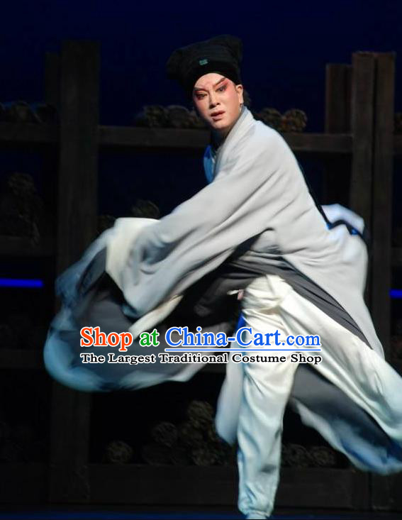 Golden Seal Chinese Kun Opera Xiaosheng Apparels and Headwear Kunqu Opera Garment Scholar Su Qin Costumes