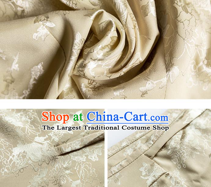 Chinese Traditional Ming Dynasty Golden Brocade Waistcoat Ancient Young Lady Garment Historical Costumes Corset Vest