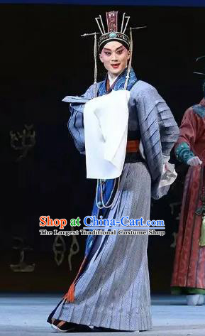 Chinese Kun Opera Xiaosheng Niche Costumes and Headwear Kunqu Opera Confucius Garment Young Male Prince Apparels