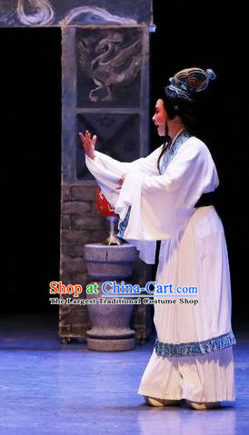 Chinese Shaoxing Opera Young Male Jiao Zhongqing Garment Yue Opera The Peacocks Fly To The Southeast Apparels Scholar Costumes and Headwear