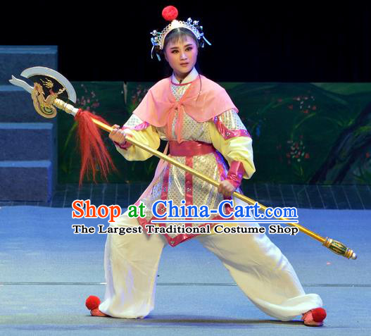 Chinese Yue Opera Wa Wa Sheng Apparels Pi Shan Jiu Mu Shaoxing Opera Costumes Young Boy Liu Chenxiang Garment and Headwear