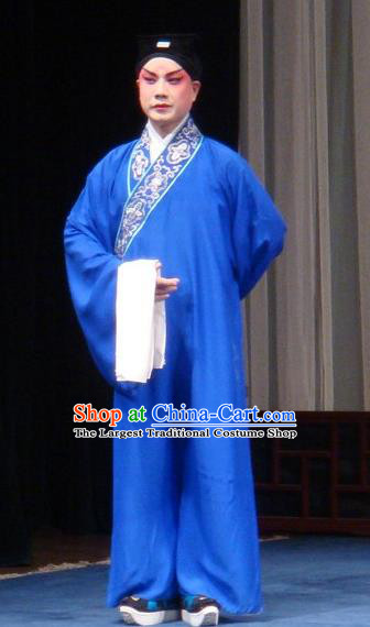 The Legend of Hairpin Chinese Kun Opera Apparels Costumes and Headwear Kunqu Opera Niche Garment Young Man Poor Scholar Huangfu Yin Clothing