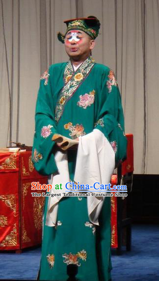 The Legend of Hairpin Chinese Kun Opera Han Shizhong Apparels Costumes and Headwear Kunqu Opera Clown Garment Clothing