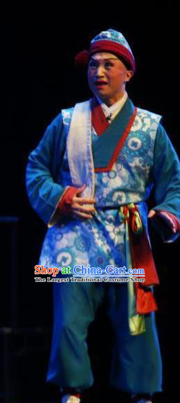 Chinese Ping Opera Young Female Apparels Costumes and Headpieces Liang Xiao Traditional Pingju Opera Distress Maiden Purple Dress Garment