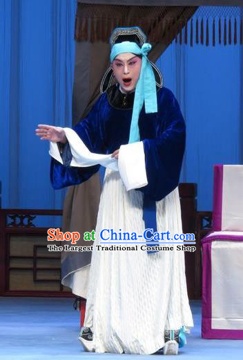 Xue Yu Bing Shuang Chinese Ping Opera Young Man Costumes and Headwear Pingju Opera Xiaosheng Shang Lin Apparels Clothing