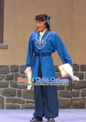 Legend of Love Chinese Ping Opera Wa Wa Sheng Costumes and Headwear Pingju Opera Young Boy Apparels Clothing