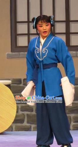 Legend of Love Chinese Ping Opera Wa Wa Sheng Costumes and Headwear Pingju Opera Young Boy Apparels Clothing
