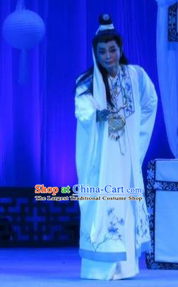 Baoyu and Daiyu Chinese Ping Opera Xiaosheng Costumes and Headwear Pingju Opera Young Male Apparels Rich Childe Jia Baoyu Clothing