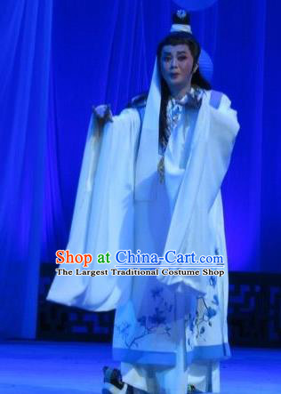 Baoyu and Daiyu Chinese Ping Opera Xiaosheng Costumes and Headwear Pingju Opera Young Male Apparels Rich Childe Jia Baoyu Clothing