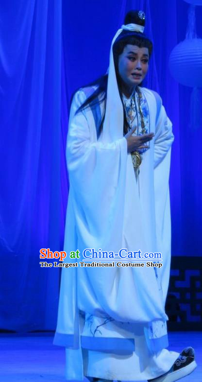 Baoyu and Daiyu Chinese Ping Opera Xiaosheng Costumes and Headwear Pingju Opera Young Male Apparels Rich Childe Jia Baoyu Clothing