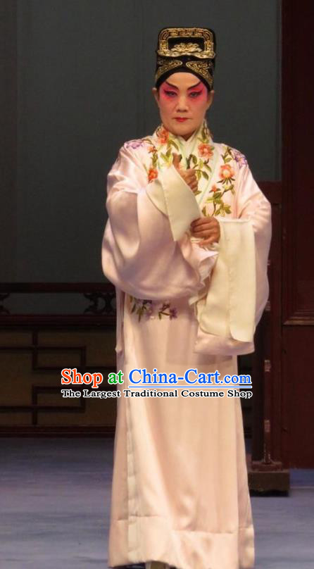 Chong Yuan Ji Chinese Ping Opera Young Male An Kejian Costumes and Headwear Pingju Opera Xiaosheng Apparels Niche Clothing